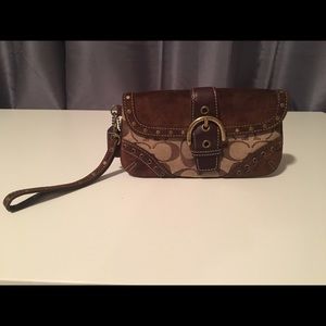 Authentic coach wristlet
