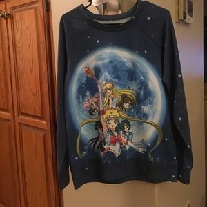 Sailor moon crew pullover. From hot topic.