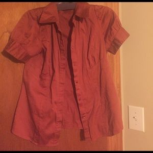 Pumpkin Button Down Shirt