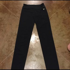 Girls Black Justice Yoga pants