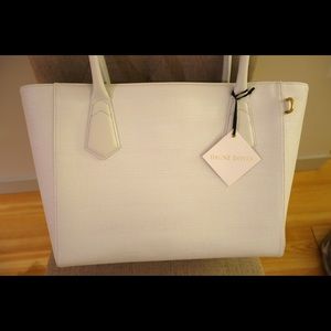 Dagne Dover 13-inch tote - pure white