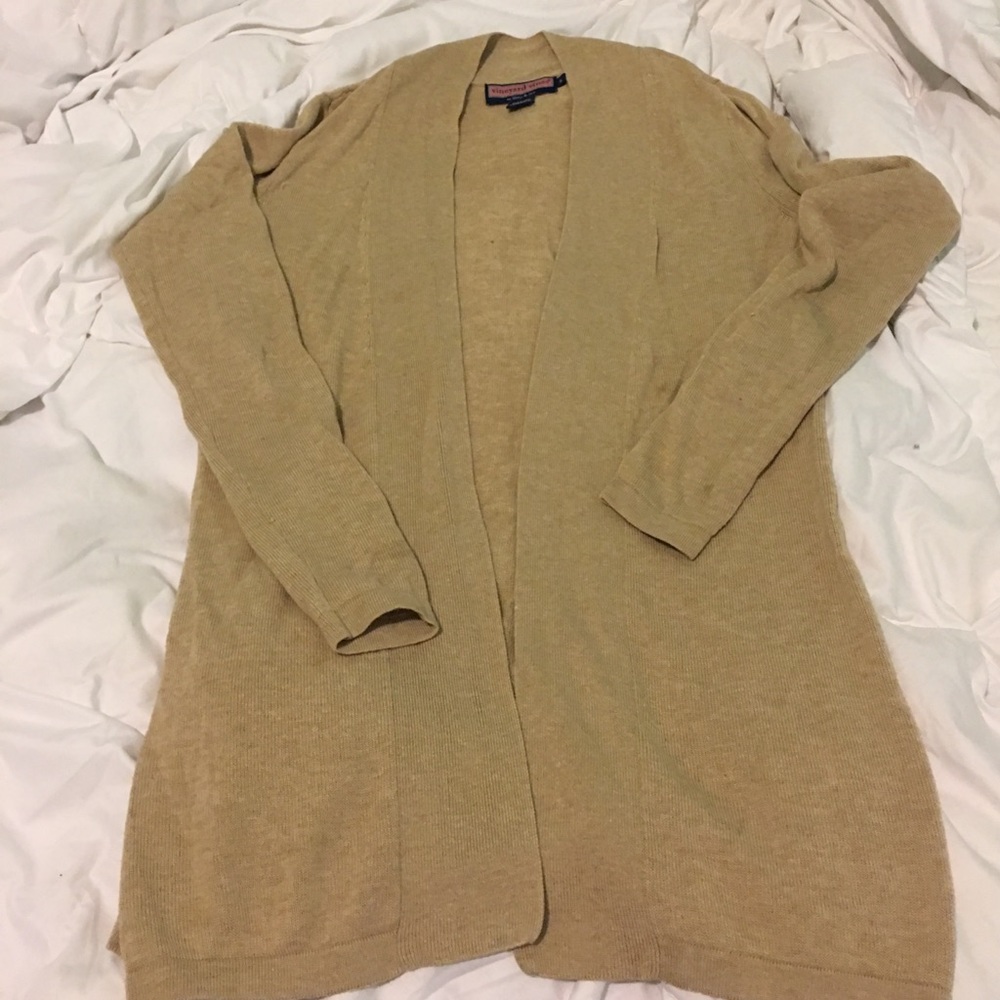 Vineyard Vines Wool Blend Cardigan Has cashmere