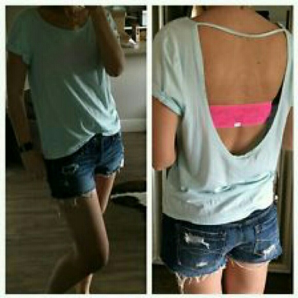 PINK Victoria's Secret Tops - VS Pink open back tee
