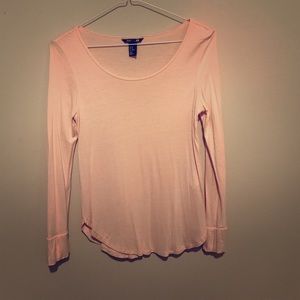 Blush long sleeved Tee