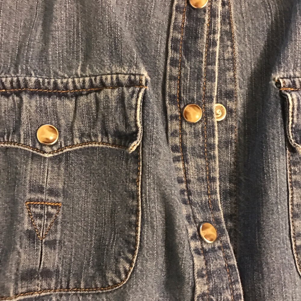 Denim Button Up - Picture 2 of 2