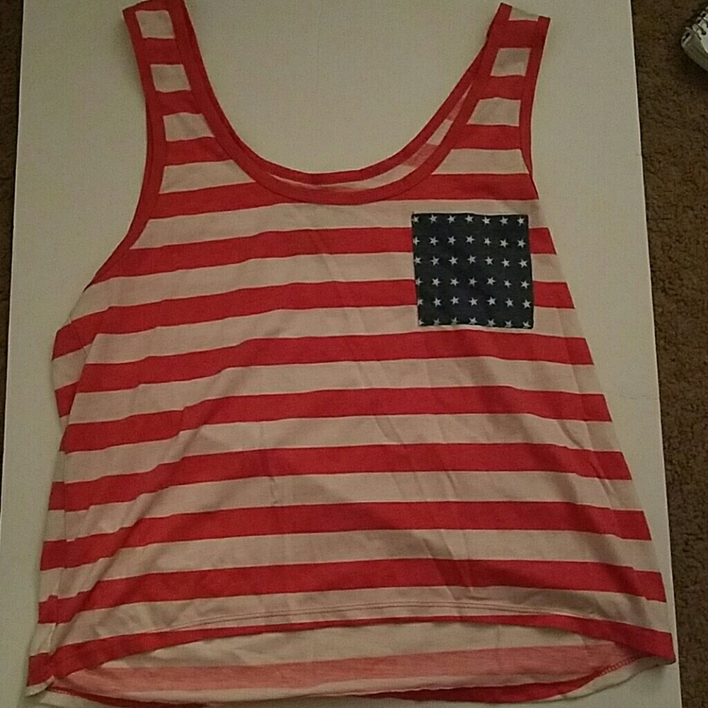 Patriotic Crop Tank