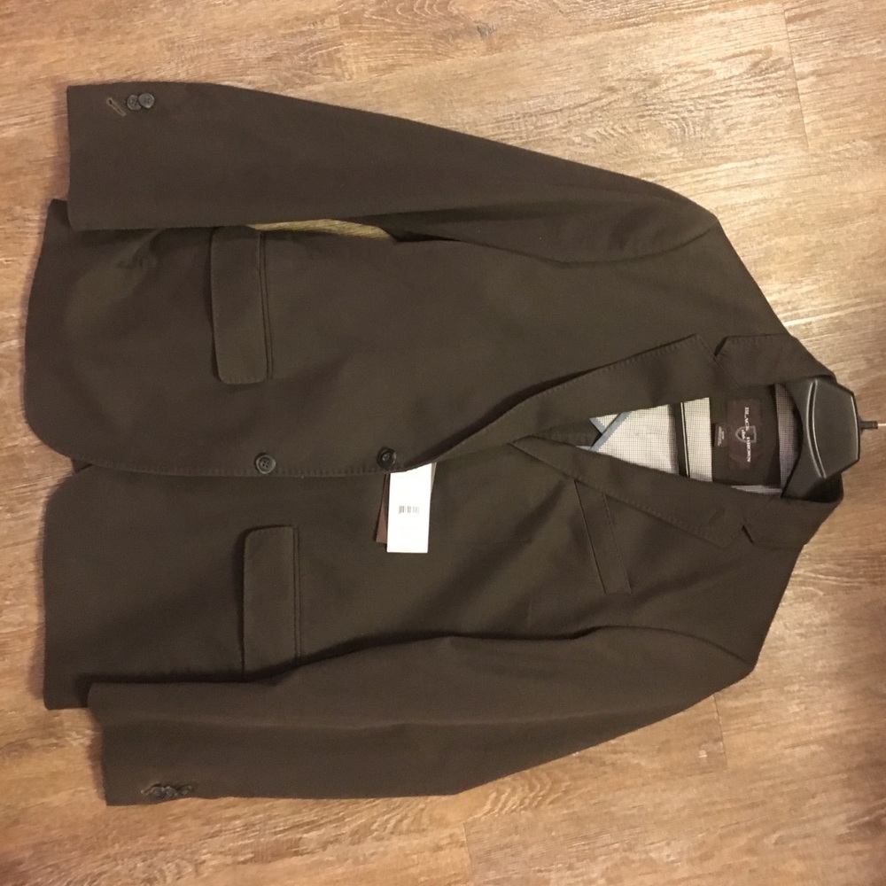 Black Brown Sportcoat Blazer NWT