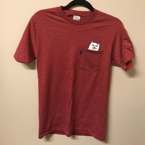 RipNDip flicking off cat shirt