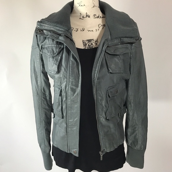 Bernardo Jackets & Blazers - Collection by Bernardo Faux Leather Jacket