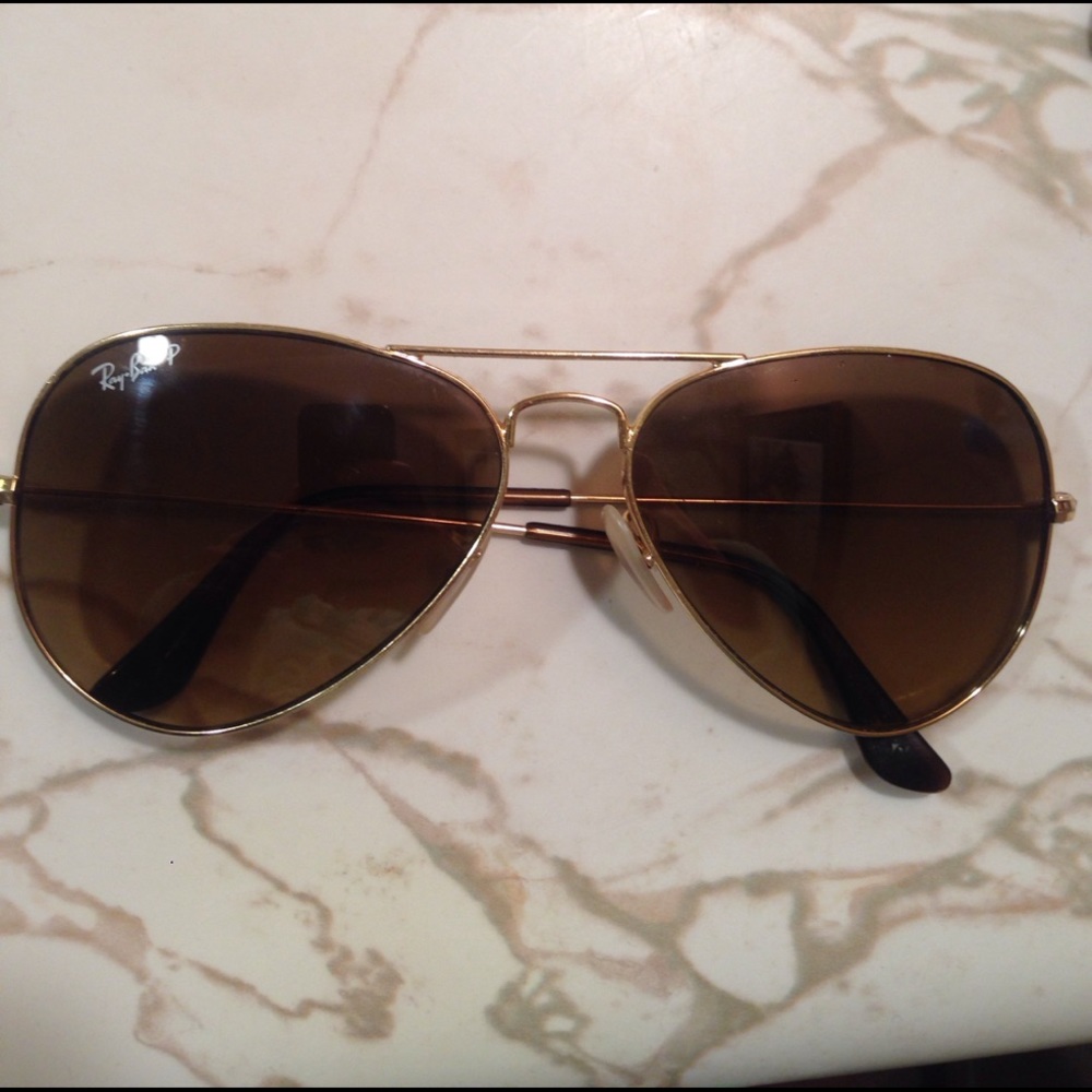 Polarized Ray Ban sunglasses aviator