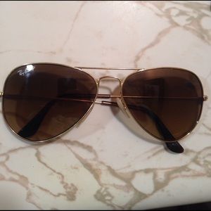 Polarized Ray Ban sunglasses aviator