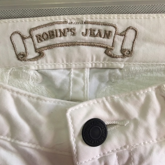 ROBIN'S CARGO CROPPED JEANS SZ 28 - Picture 2 of 6