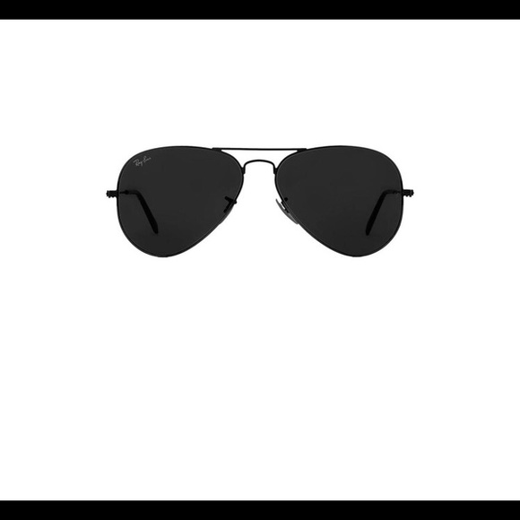 Metal frame all black Ray Ban aviators