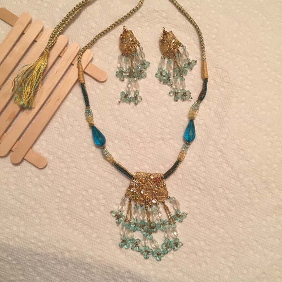 Jewelry - Indian Necklace and Earrings Set