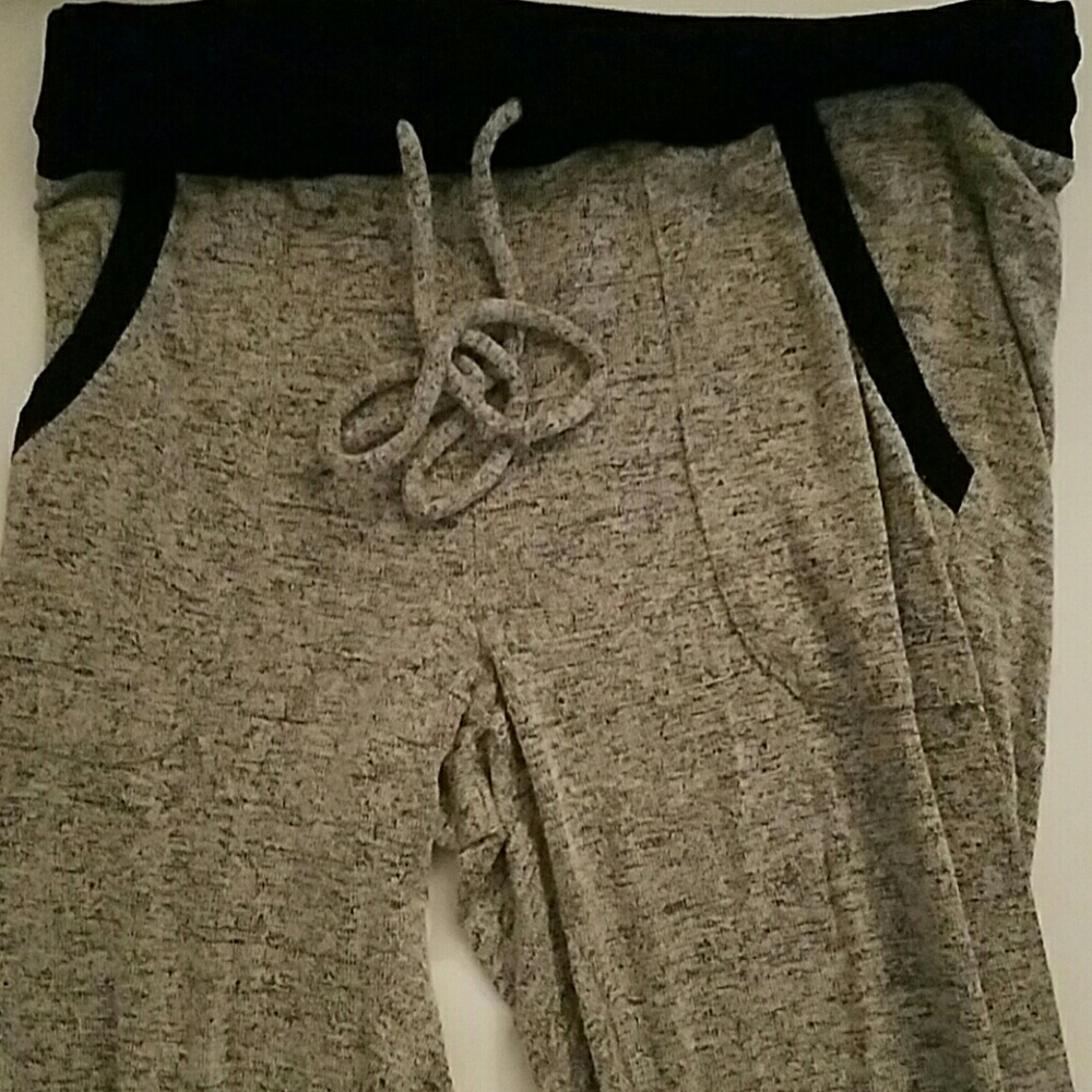 Grey and Black joggers
