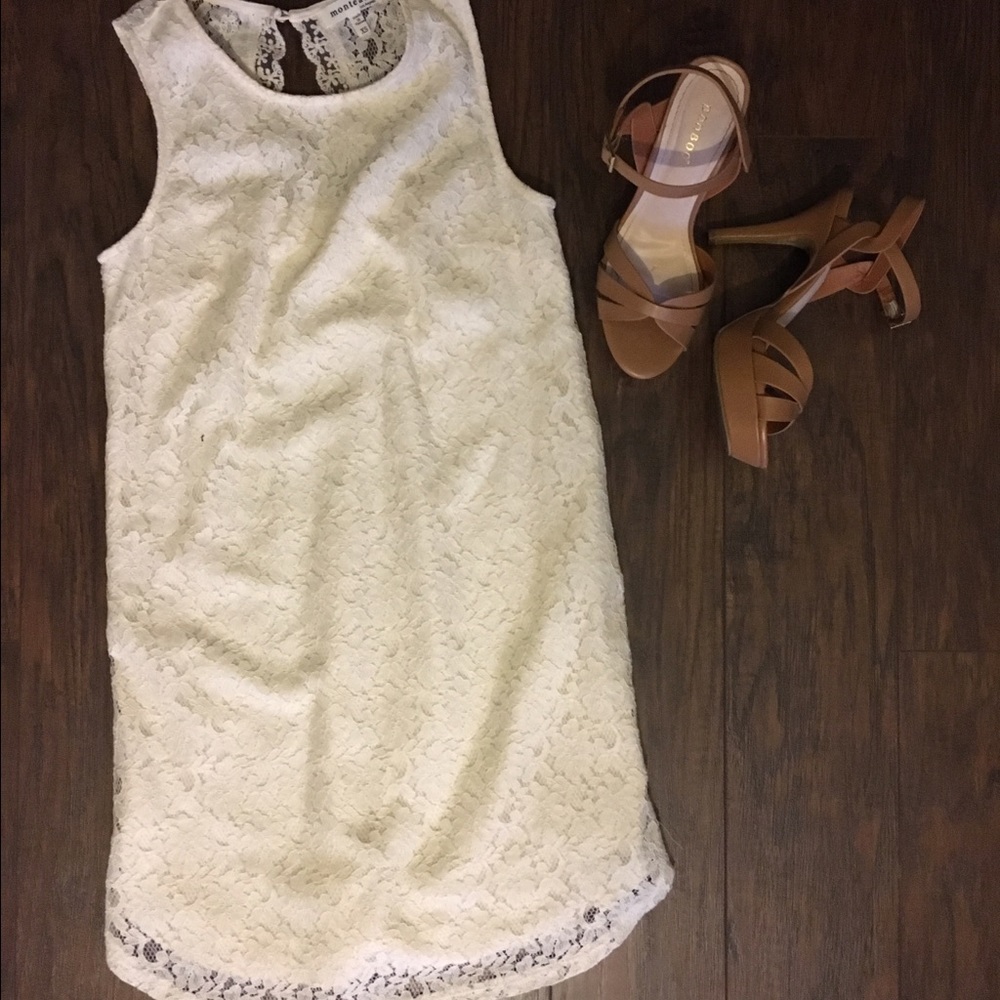 Ivory lace dress