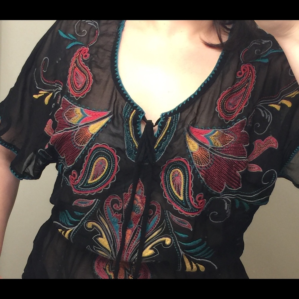 Embroidered Top