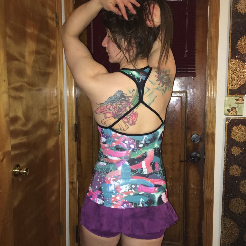 Studio by Capezio strappy workout tank top - Picture 1 of 6