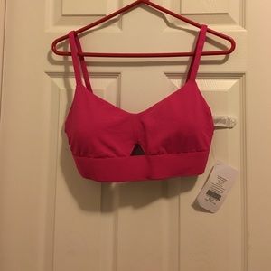 NWT FABLETICS LARGE HOT PINK SPORTS BRA