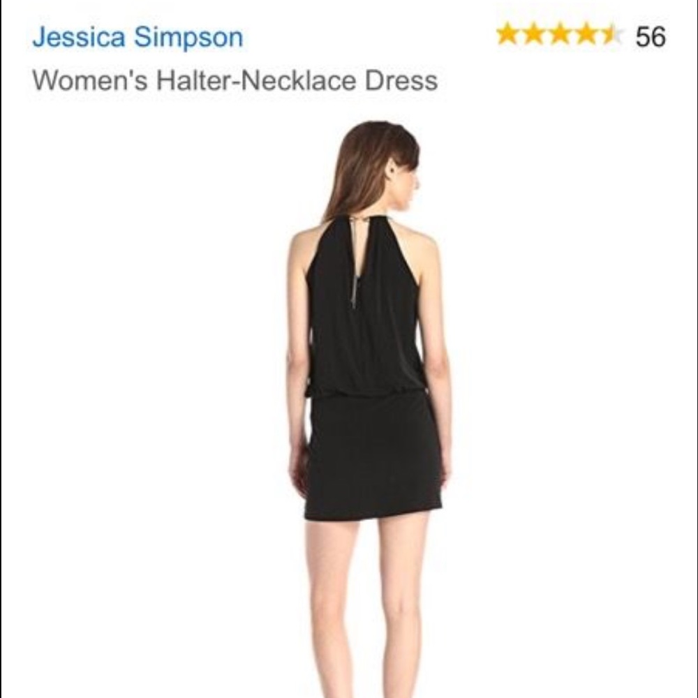 Jessica Simpson Royal Blue Halter Dress Brand New