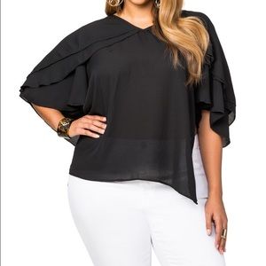 V-Neck Capelet