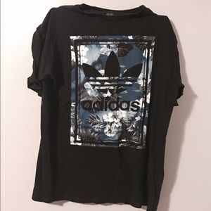 Floral Adidas T Shirt