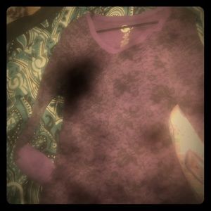Long sleeve purple top