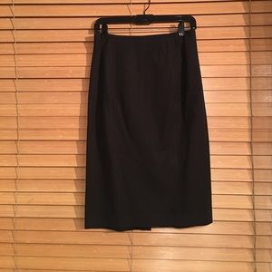 Black pencil skirt