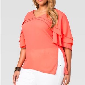 V-Neck Capelet