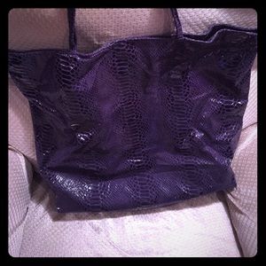 Elle fake python soft tote