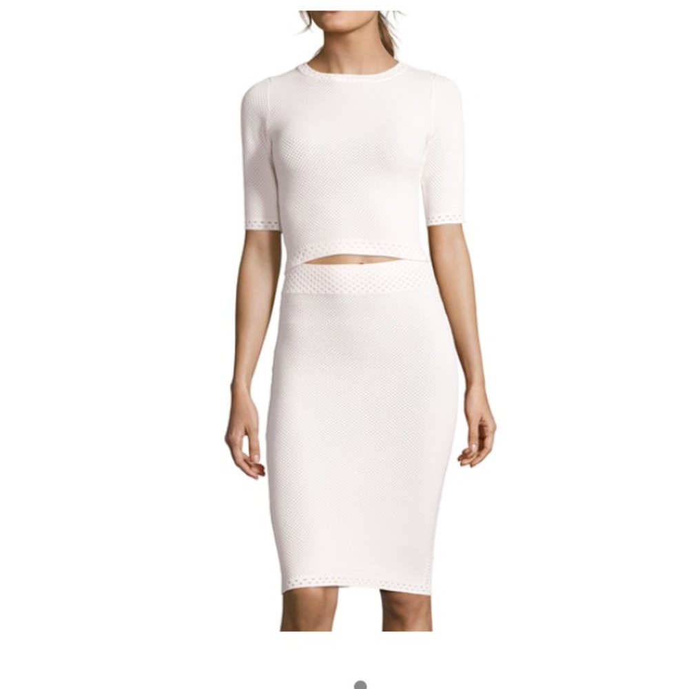Two piece white outfit