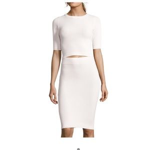 Two piece white outfit