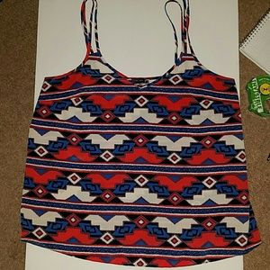 Printed Strappy Tank