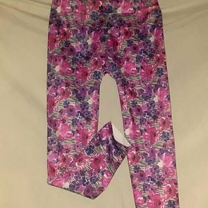 Floral Print Yoga Pants