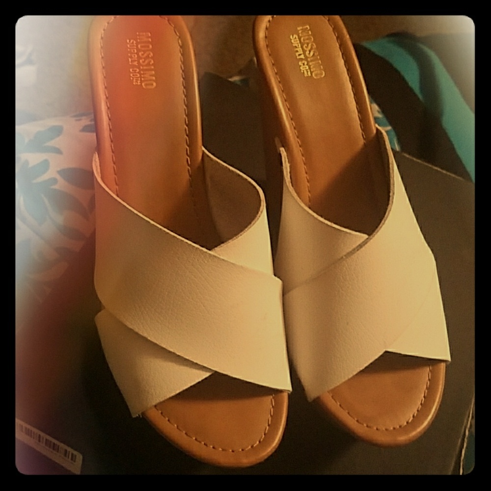White Mossimo wedges
