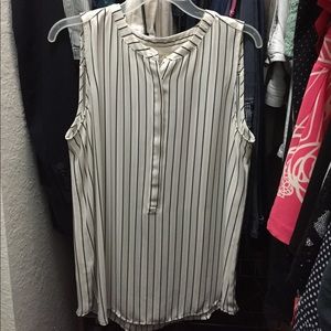 LOFT silk sleeveless blouse