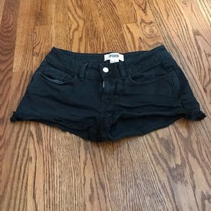 Pink Denim Short Shorts