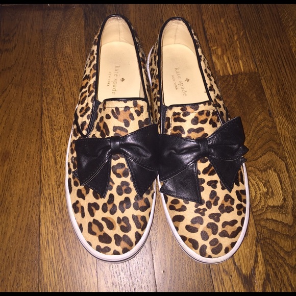 kate spade leopard print shoes