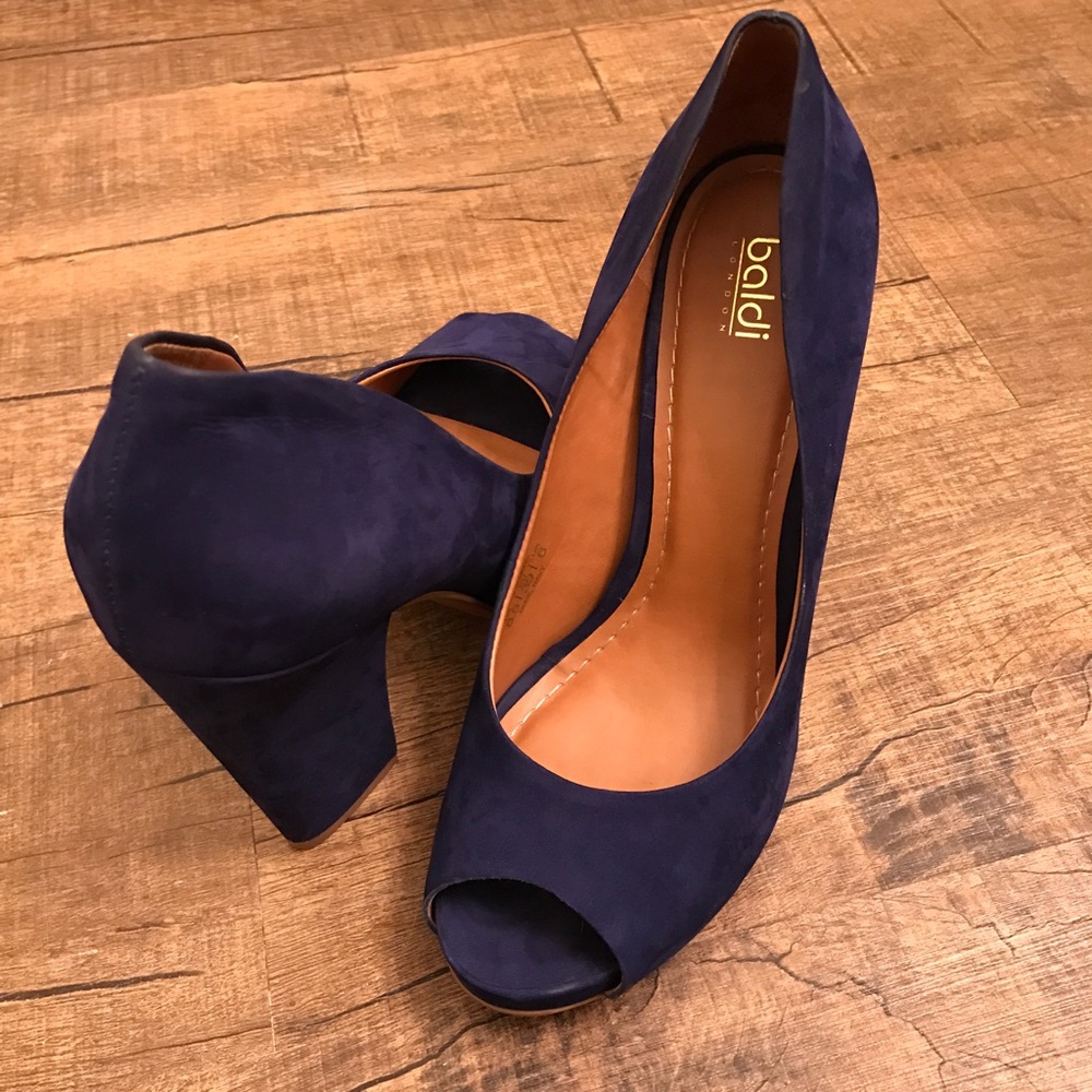 Baldi London Peep Toe Heels