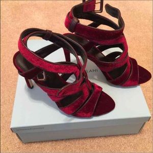 Velvet heels 7.5