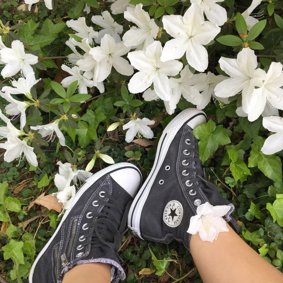 Zip up Dark Grey Converse - Picture 2 of 3