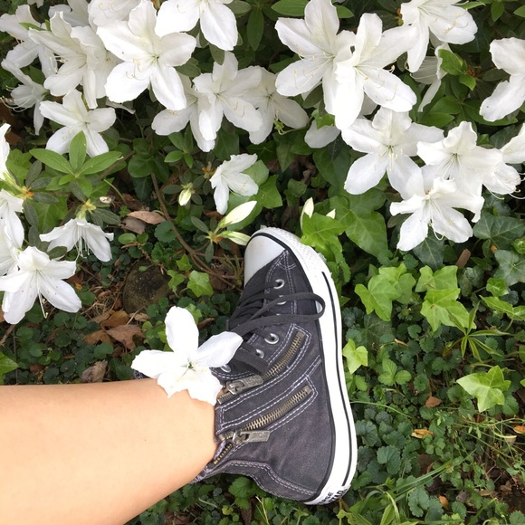 Zip up Dark Grey Converse - Picture 3 of 3