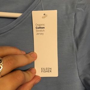 Eileen Fisher organic cotton ballet neck tee