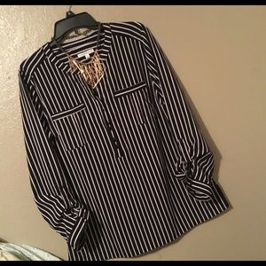 Pinstripe Blouse