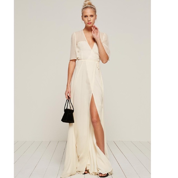 Reformation Dresses & Skirts - Reformation Julienne Dress wedding Sz s white