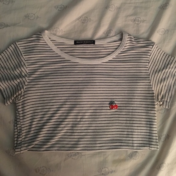 Brandy Melville Cherry Tee - Picture 1 of 2