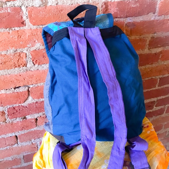 Bright Patchwork Backpack - Picture 2 of 5