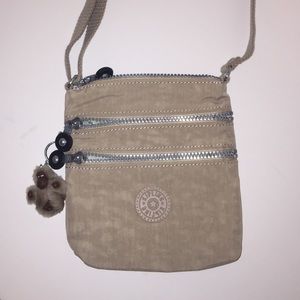 Beige Kipling crossbody bag