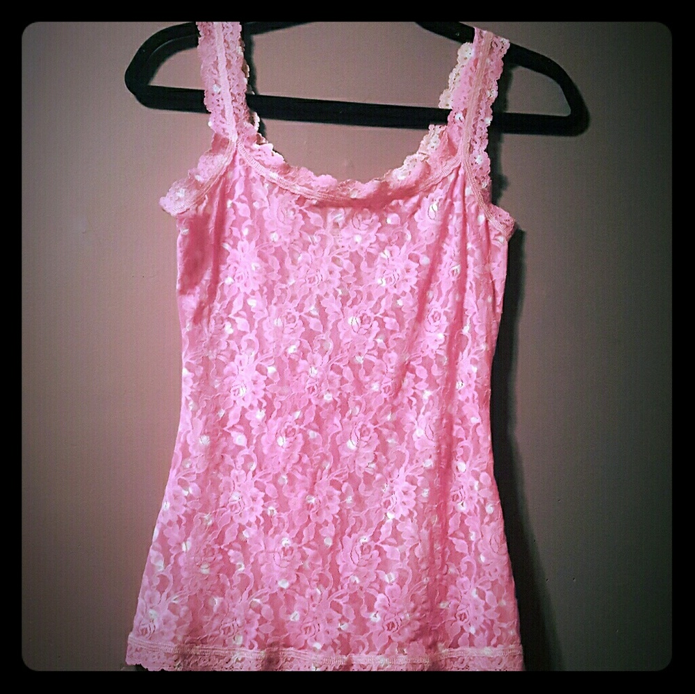 HANKY PANKY SIGNATURE LACE CAMISOLE - NWOT