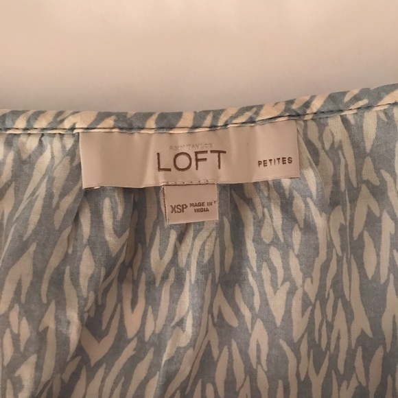 LOFT sleeveless top with ruffles XSP - Picture 4 of 4